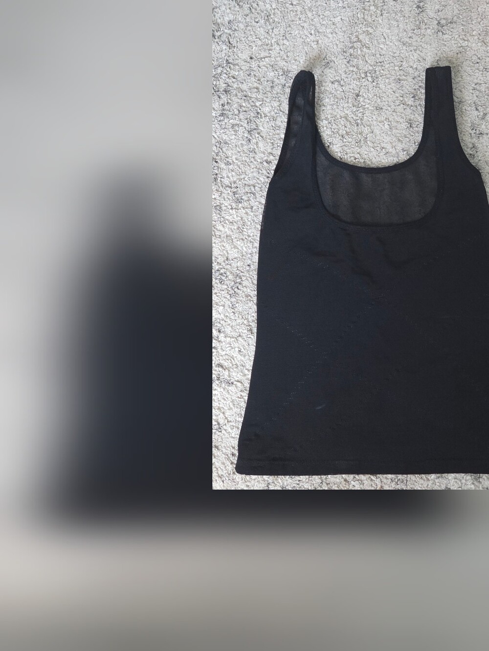 Women's Black Seamless Shaping Tank Top
